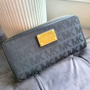 MK Black Wallet